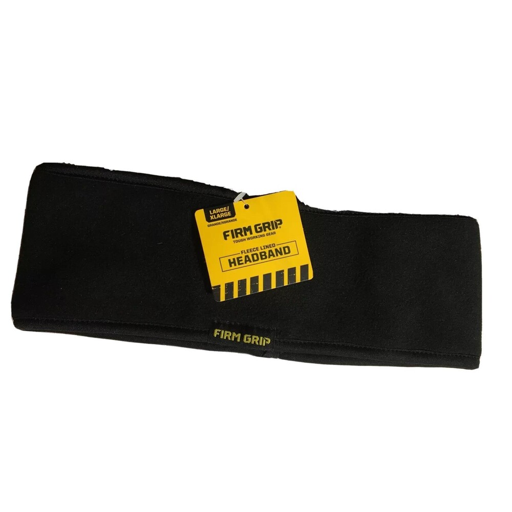 Firm Grip Winter Headband  -Large / X-Large -  Black - New